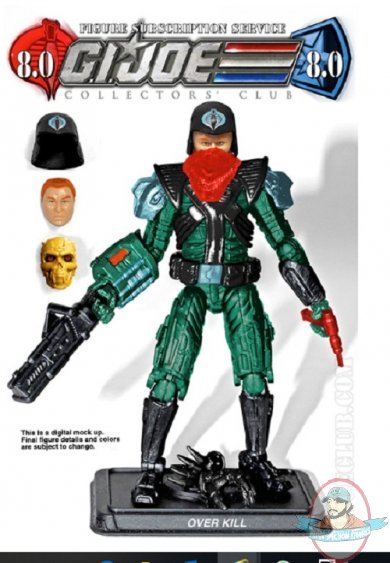 G.i. Joe FSS 8.0 Cobra B.A.T. Leader Over Kill  Figure by Hasbro
