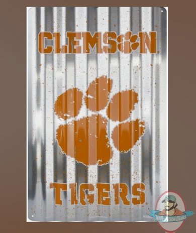 Clemson Tigers Corrugated Large Sign by Signs4Fun
