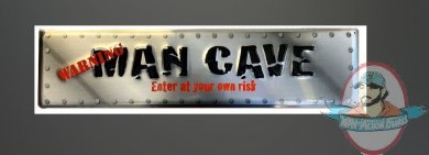 Man Cave Enter Street Sign by Signs4Fun