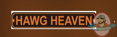 Hawg Heaven Street Sign by Signs4Fun