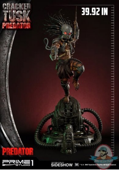 Predator Cracked Tusk Predator Statue Prime 1 Studio