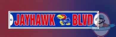 Kansas University Jayhawks Street Sign by Signs4Fun