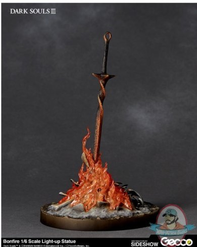 1/6 Scale Dark Souls III Bonfire Light-Up Statue Gecco