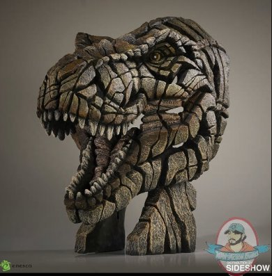 T-Rex Edge Sculpture Bust By Enesco