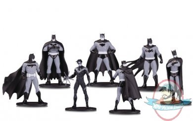 Batman Black and White Mini Figure Box Set #1 Dc Comics