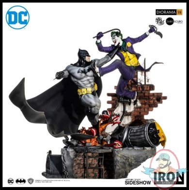 1/6 Dc Comics Batman Vs The Joker Ivan Reis Diorama Iron Studios 