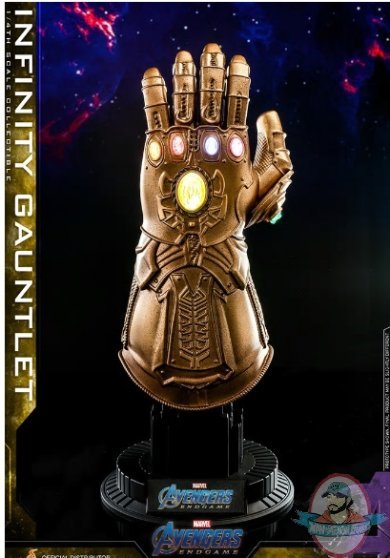 1/4 Avengers Endgame Infinity Gauntlet Hot Toys 904390