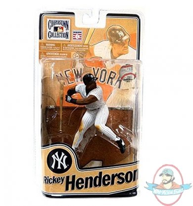 MLB Cooperstown Series 8 Rickey Henderson Yankees Figure McFarlane