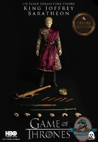 1/6 Scale Game of Thrones King Joffrey Baratheon Deluxe Threezero