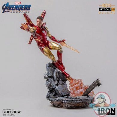 Avengers Endgame Iron Man Mark LXXXV Deluxe Art Scale Battle Diorama 