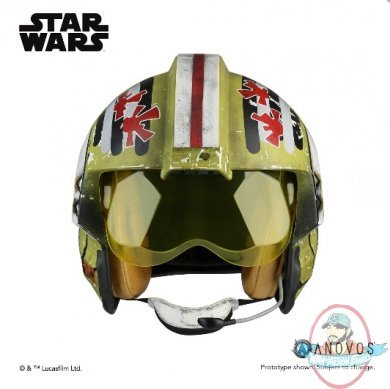 Star Wars Red Leader Rebel Pilot Helmet Anovos