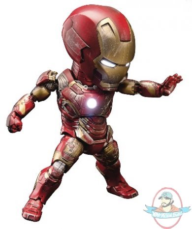 Marvel 10Th Anniversary EAA-024 Iron Man MK43 Battle Damage PX