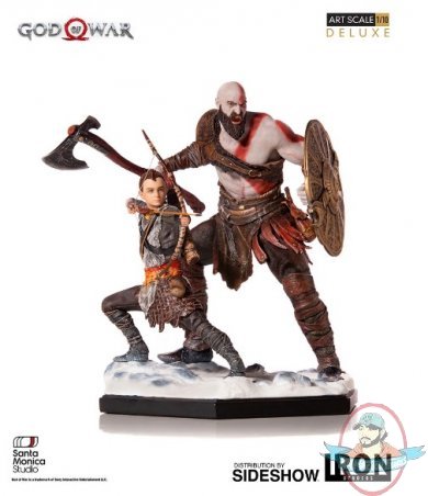 God of War Kratos & Atreus Deluxe Iron Studios 904724