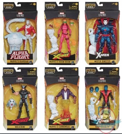 Marvel X-Force Legends Case of 8 Figures Hasbro 201901