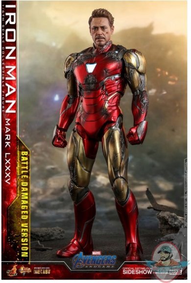 1/6 Avengers Endgame Iron Man Mark LXXXV Battle Dam Hot Toys 904923