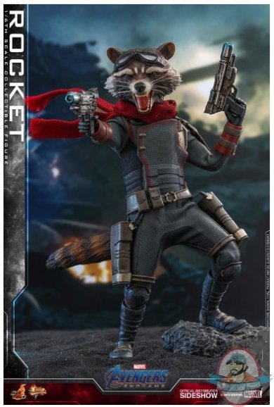 1/6 Scale Avengers Endgame Rocket Figure Hot Toys 904925