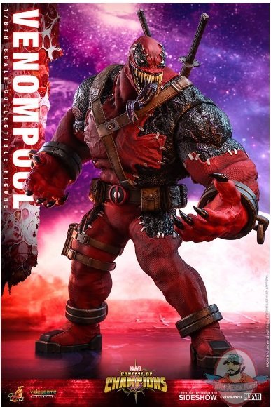 1/6 Scale Marvel Contest of Champions Venompool Figure Hot Toys 904937