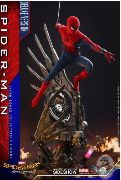 1/4 Scale Spider-Man Deluxe Version Figure Hot Toys 904920