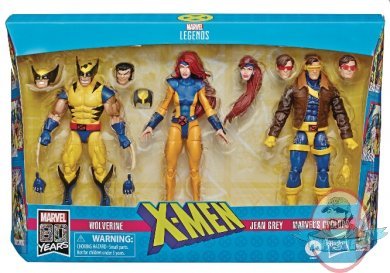 Marvel X-Men Legends Wolverine/Jean/Cyclops Figure Set Hasbro