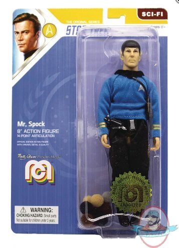 Mego Sci-Fi Wave 6 Star Trek Spock Trouble with Tribbles 8 inch Figure