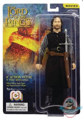 Mego Movies Wave 7  Lord of The Rings Aragorn 8 inch Figure