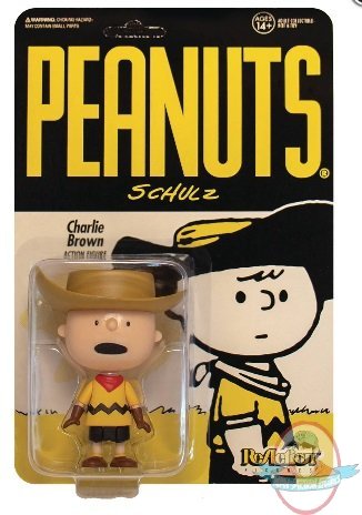 Peanuts Cowboy Charlie Brown ReAction Figure Super 7
