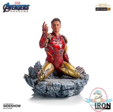 1:10 Marvel I Am Iron Man Battle Diorama Statue Iron Studios 904974