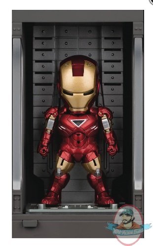 Iron Man 3 MEA-015 Iron Man MK VI with Hall of Armor PX Beast Kingdom