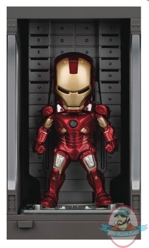 Iron Man 3 MEA-015 Iron Man MK VII with Hall of Armor PX Beast Kingdom