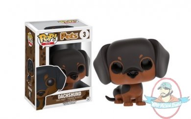 POP! Pets Dachshund #03 Vinyl Figure Funko Damaged Pack