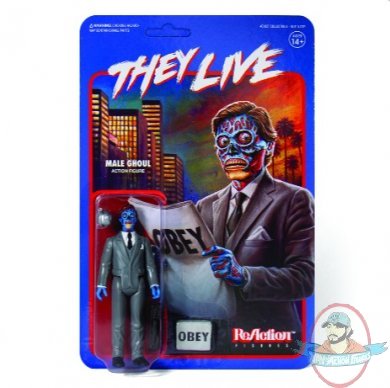 They Live Male Ghoul ReAction Figure Super 7