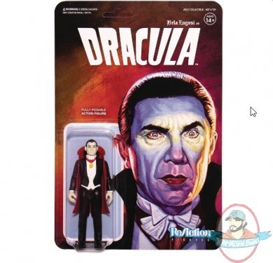 Universal Monsters Wave 2 Dracula Figure ReAction Super 7