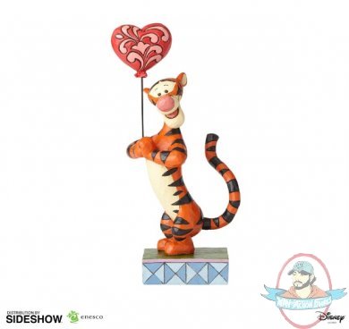 Disney Tigger with a Heart Balloon Figurine Enesco