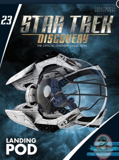 Star Trek Discovery Magazine #23 Discovery Shuttle Pod Eaglemoss