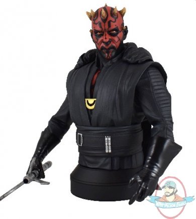 1/6 Star Wars Crimson Dawn Darth Maul Bust Diamond Select 1/6 Star Wars Crimson Dawn Darth Maul Bust Diamond Select