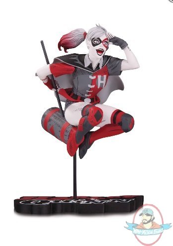  DC Comics Red White & Black Harley Quinn Statue Guillem March