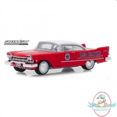 1:64 Running on Empty Series 9 1957 Plymouth Savoy Red Greenlight