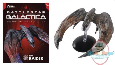 Battlestar Galactica Ship Magazine #16 Cylon Raider Scar Eaglemoss 