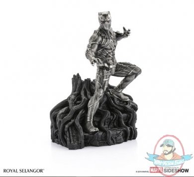 Black Panther Guardian Figurine Pewter Royal Selangor 905659