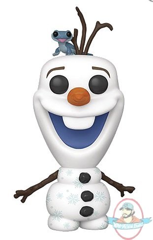 Pop! Disney: Frozen 2 Olaf with Fire Salamander #733 Figure by Funko