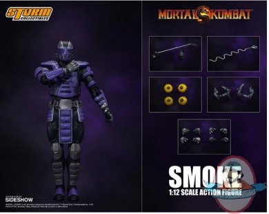 NYCC 2019 Mortal Kombat Smoke 7" Figure Storm Collectibles 905865