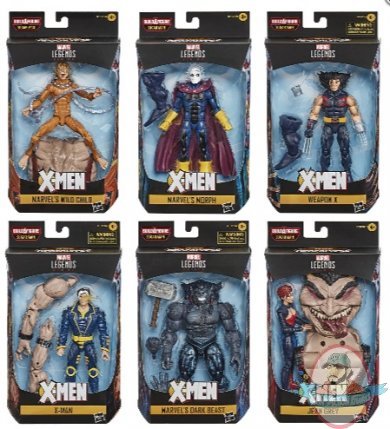Marvel X-Men Legends 6 inch Figures Case of 8 Hasbro 202001
