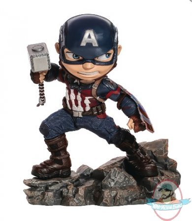 Marvel Mini Co. Avengers Endgame Captain America Figure Iron Studios 