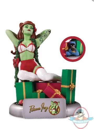 DC Comics Bombshells Poison Ivy Holiday Variant Statue Dc Collectibles