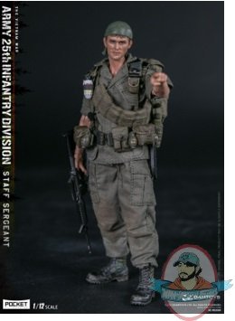 DAMTOYS 1/12 Army 25th Infantry Division Private Staff Sergeant PES006