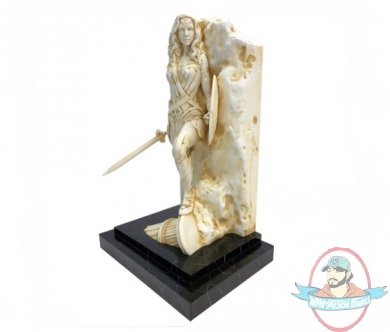 Neo-Classical Wonder Woman Marble Finish Fine Art Statue Dc Comics