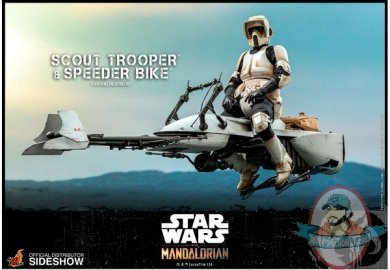 1/6 Star Wars Scout Trooper & Speeder Bike Hot Toys 906340