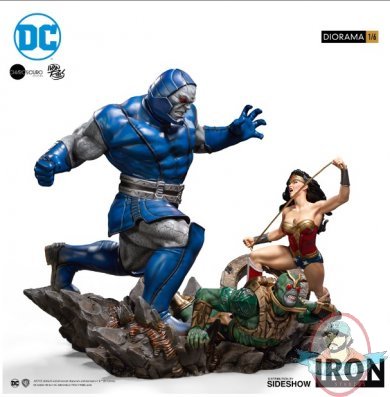 1/6 Dc Comics Wonder Woman Vs Darkseid Diorama Iron Studios 906439