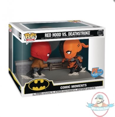 SDCC 2020 Pop Comic Moment Dc Red Hood vs Deathstroke PX Funko