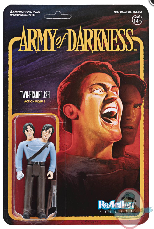 Army of Darkness Two-Headed Ash ReAction Figure Super 7